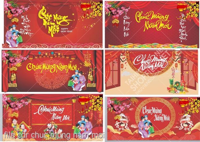 file cdr chuc mung nam moi
